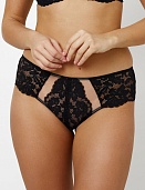 BELLA BLACK/BEIGE Трусы бразильяно