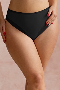 FORTUNA COMFORT BLACK Stringhighwaist Light Трусы высокие стринги