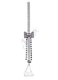 RE-312 Бретель металлическая 4-6 мм металлический ключок