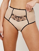 REBECCA BEIGE/BLACK Трусы высокие